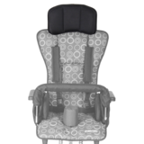 Headrest contoured, height+angle adjustable